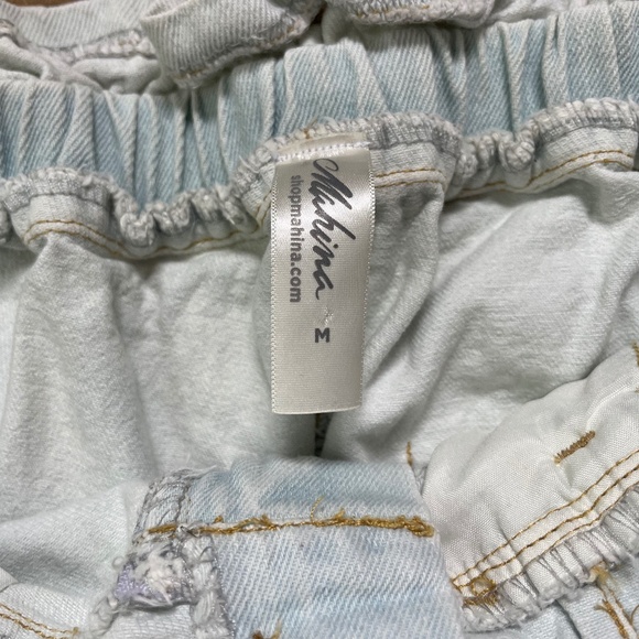 High Wasted Denim Trousers - Picture 3 of 5